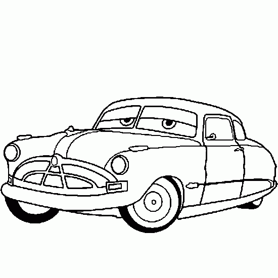 Dibujos Para Pintar De Cars Doc Hudson Dibujos Para Pintar Cars