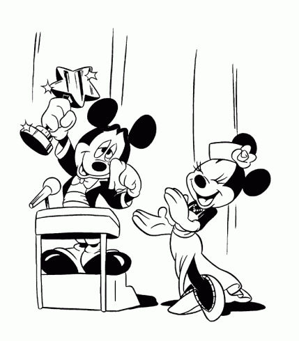 Featured image of post Dibujos Colorear Mickey Y Minnie Baby disney mickey minnie selecci n de dibujos infantiles para colorear