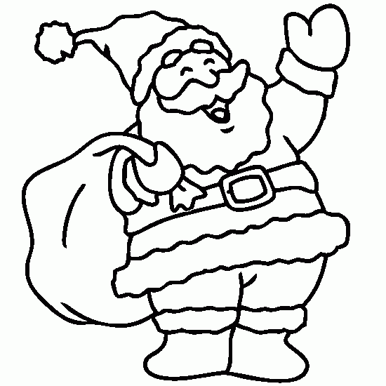 Dibujos para pintar de Navidad - Dibujos de Navidad para imprimir