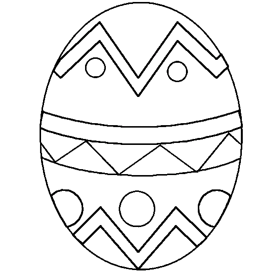 Colorear La Decoracion De Huevos De Pascua Dibujos De Pascua
