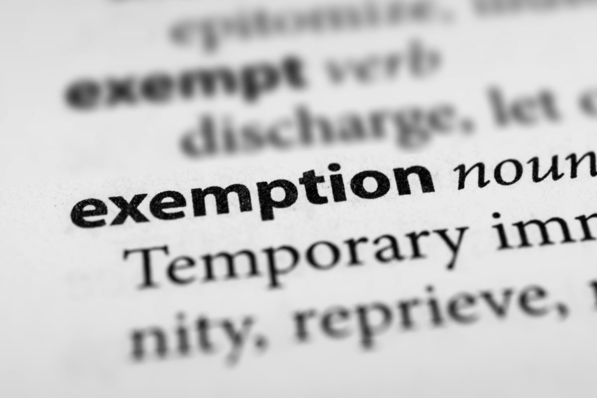 BOI exemptions