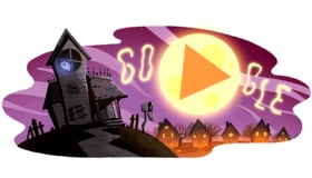 Halloween Google Logo