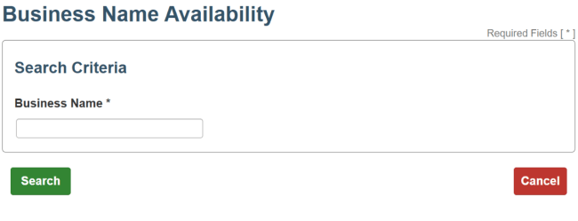 New Jersey Business Name Availability Search Start